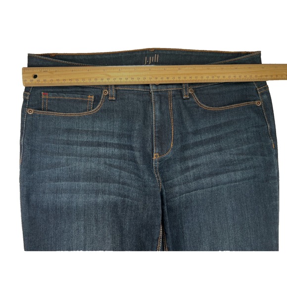 J Jill Jeans Womens 6 Blue Slim Bootcut Authentic Fit Medium Wash Stretch Denim - Picture 2 of 10
